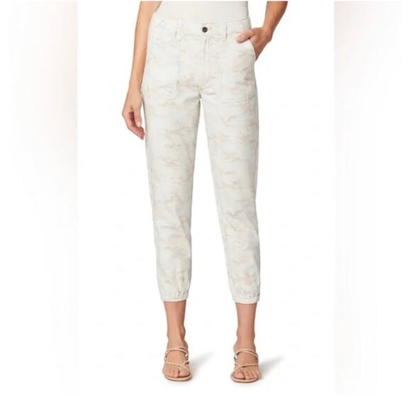 Joe’s Women's The Blake Cotton High Rise Wide Leg Cropped Pants Camo sz 26 NWT - Picture 12 of 12